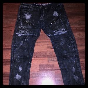 Denim House Distressed Jean
